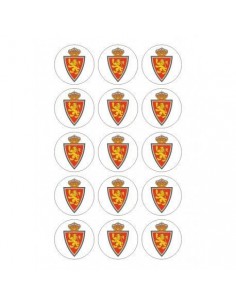 Papel de azúcar escudo Real Zaragoza para galletas