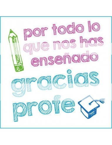 Papel de azúcar profesores