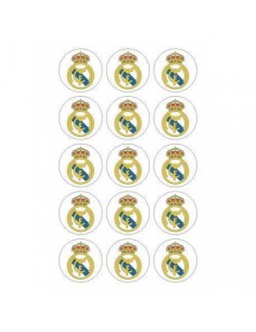 Papel de azúcar escudo Real Madrid para galletas