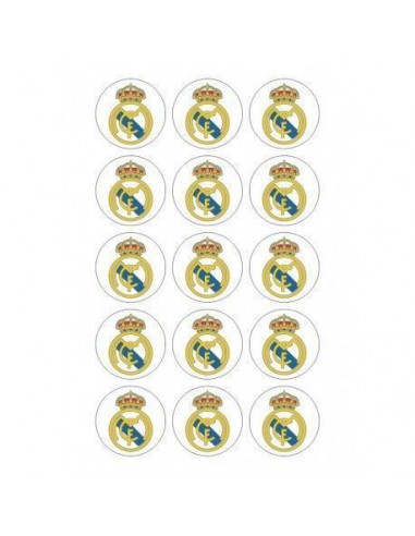 Papel de azúcar escudo Real Madrid para galletas 