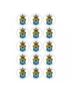 Papel de azúcar escudo Las Palmas para galletas 