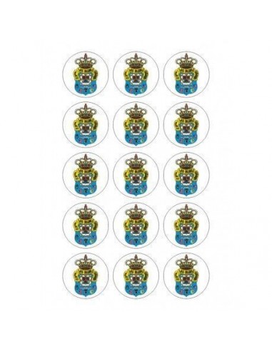 Papel de azúcar escudo Las Palmas para galletas 