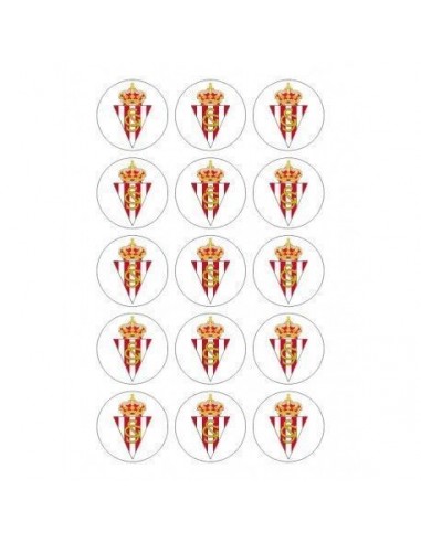 Papel de azúcar escudo Sporting de Gijón para galletas 