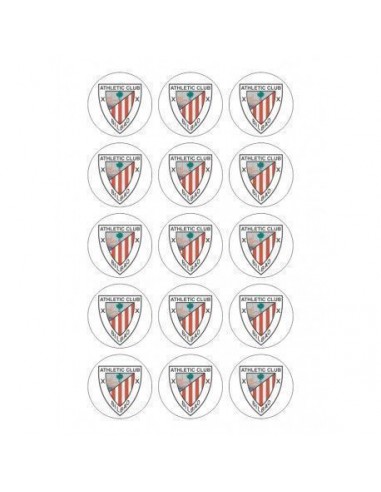 Papel de azúcar escudo Athletic de Bilbao para galletas 