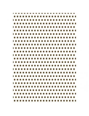 Papel de azúcar lunares marrones