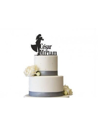 Topper para tarta de boda