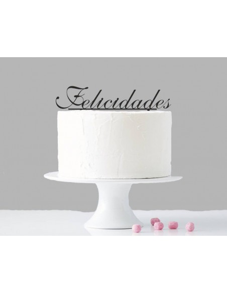 Topper para tarta Felicidades