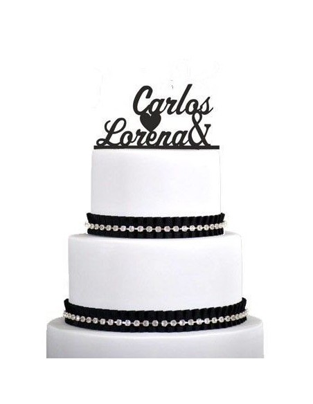 Topper para tarta de boda