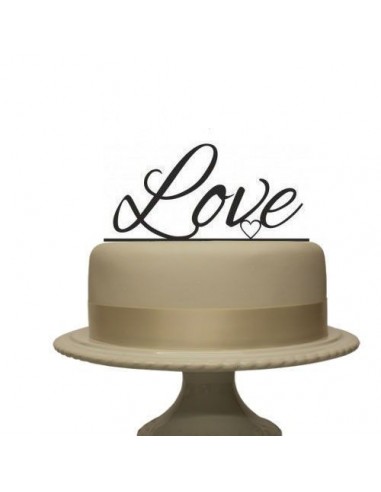 Topper para tarta love