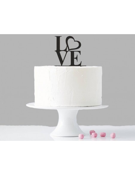 Topper para tarta love
