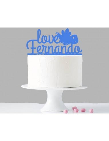 Topper para tarta dinosaurio 