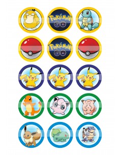 Papel de azúcar Pokemon