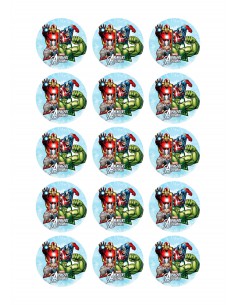 Papel de azúcar los vengadores