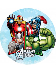 Papel de azúcar los vengadores