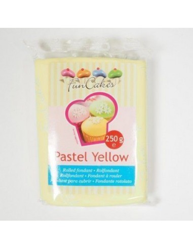 Fondant FunCakes amarillo pastel