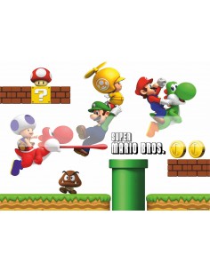 Papel de azúcar Super Mario Bros