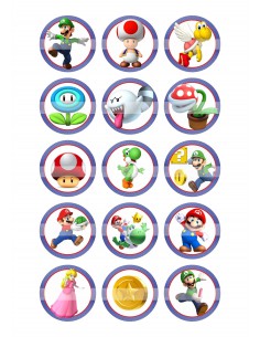 Papel de azúcar Super Mario Bros