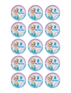 Papel de azúcar Frozen personalizado para galletas