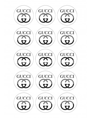 Papel de azúcar Gucci