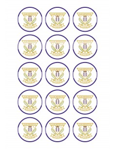 Papel de azúcar escudo Leganés para galletas 