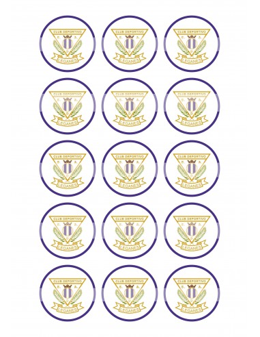 Papel de azúcar escudo Leganés para galletas 
