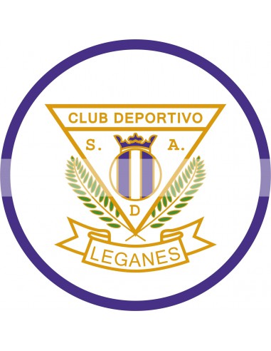 Papel de azúcar escudo Leganés