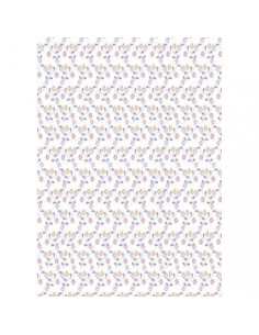 Papel de azúcar flores lilas