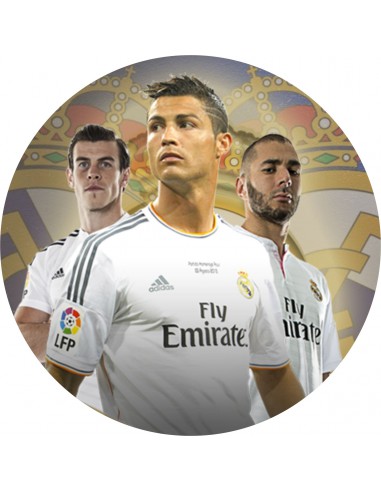 Papel de azúcar Real Madrid BBC Ronaldo Bale Benzema