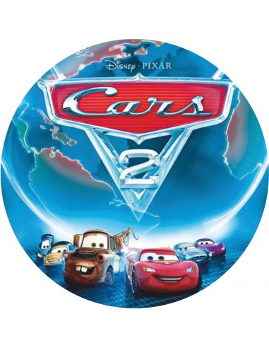 Papel de azúcar pesonajes Cars 2