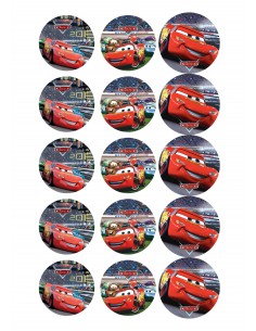 Papel de azúcar cars