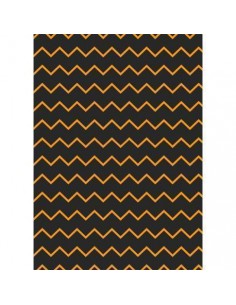 Papel de azúcar negro lunares Halloween 