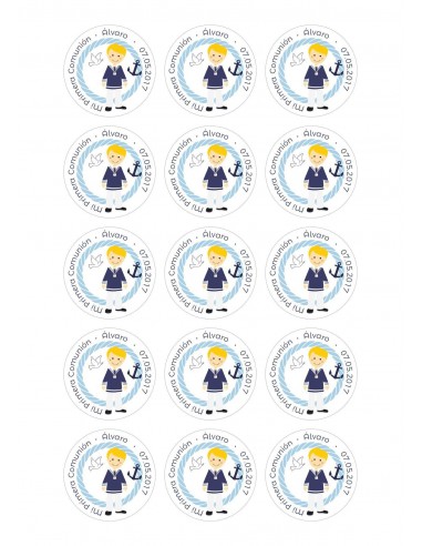Papel de azúcar comunion