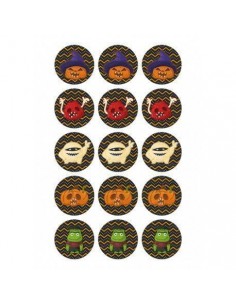 Papel de azúcar monstruos Halloween para galletas