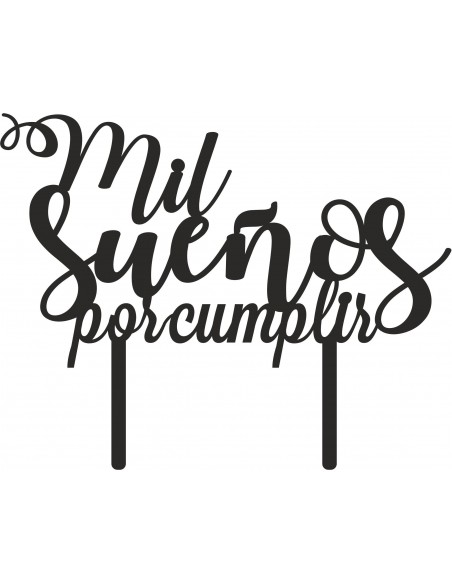 Topper para tarta felicidades personalizado nombre