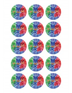 Papel de azúcar pj masks para galletas