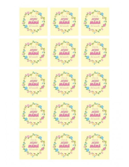 Papel azúcar Día de la Madre 