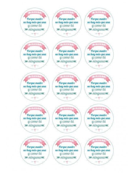 Papel azúcar Día de la Madre 