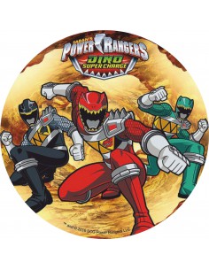 Papel de azúcar Power Rangers