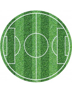 Papel de azúcar campo de futbol