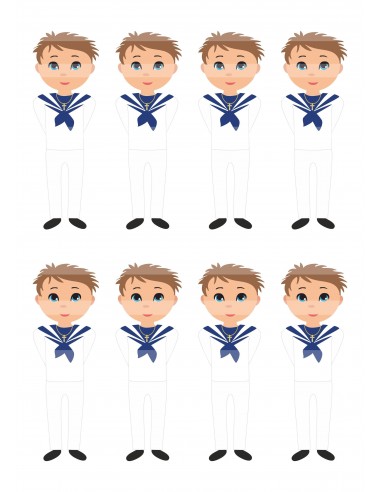 Papel de azúcar niño comunión