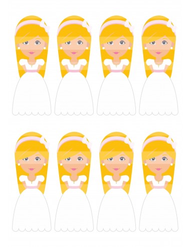 Papel de azúcar niña comunión