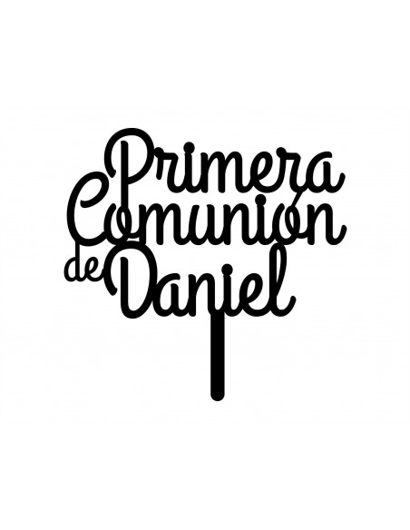 Topper para tarta mi primera comunión