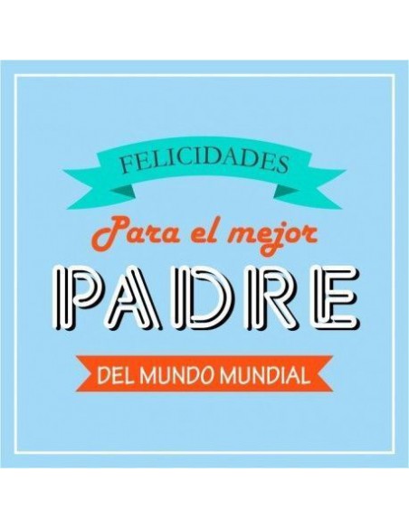 Papel de azúcar Mejor Padre del mundo 