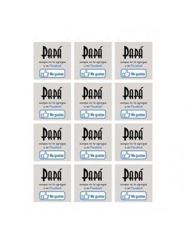 Papel de azúcar día del padre para galletas