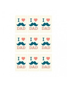 Papel de azúcar día del padre para galletas 2