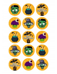 Papel de azúcar halloween para galletas