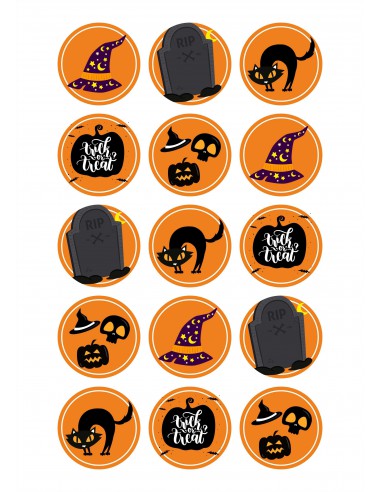 Papel de azúcar halloween para galletas