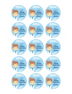 Papel de azúcar comunion personalizado