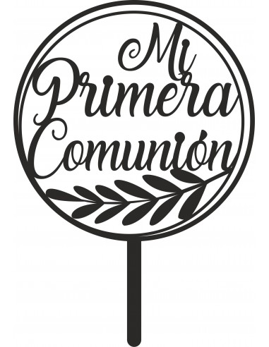 Topper para tarta mi primera comunión