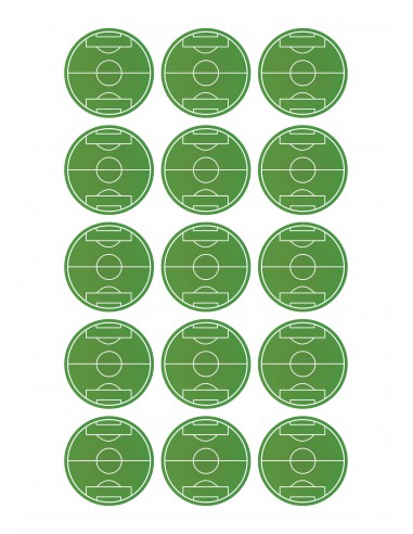Papel de azúcar campo de futbol